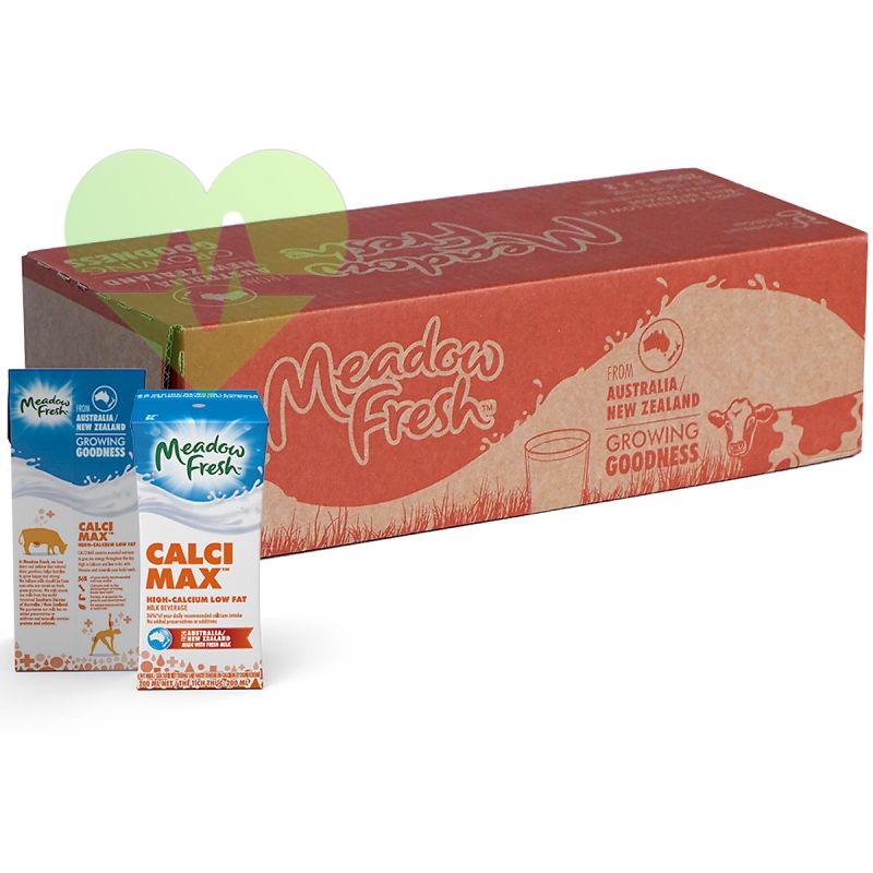 Sữa tươi meadow fresh canxi max 200ml thùng 24 hộp