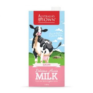Sữa tươi Australia's Own không béo hộp 1L