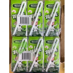 Sữa tươi nguyên kem Mount Victoria full cream hộp 200ml lốc 3 hộp
