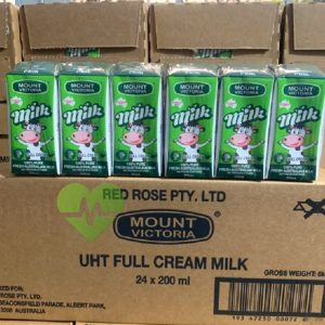 Sữa tươi nguyên kem Mount Victoria full cream hộp 200ml tiện lợi dễ mang theo
