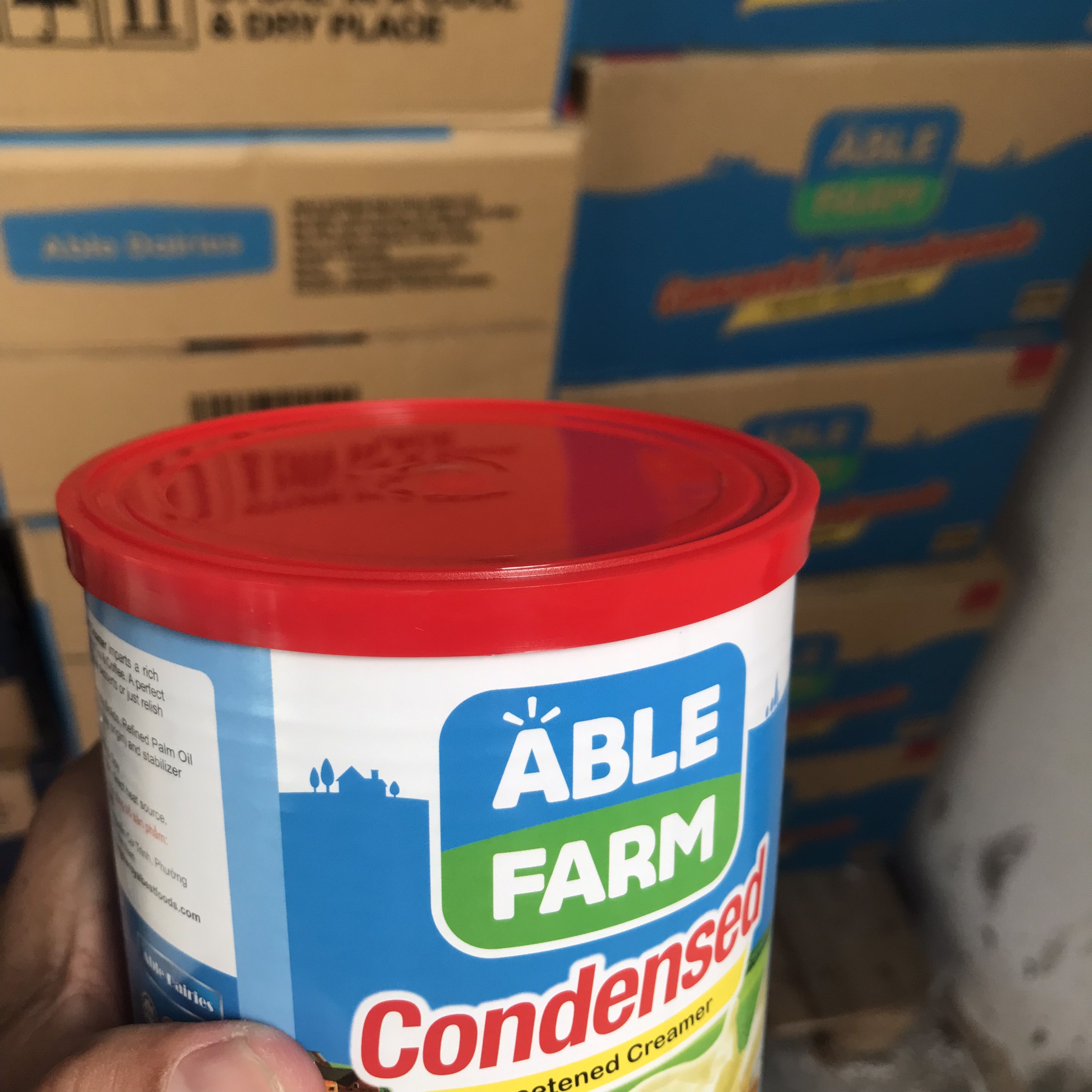 sữa đặc Able Farm nắp đỏ