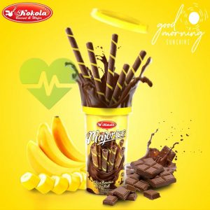 Bánh quế kokola Majorico vị chuối 250g