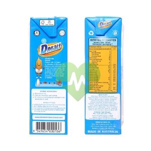 Sữa cacao lúa mạch Dmalt Úc 180ml bao bì chắc chắn