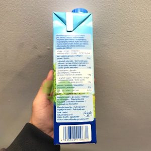 Mã vạch sữa tươi Oldenburger nguyên kem 1L xuất xứ rõ ràng