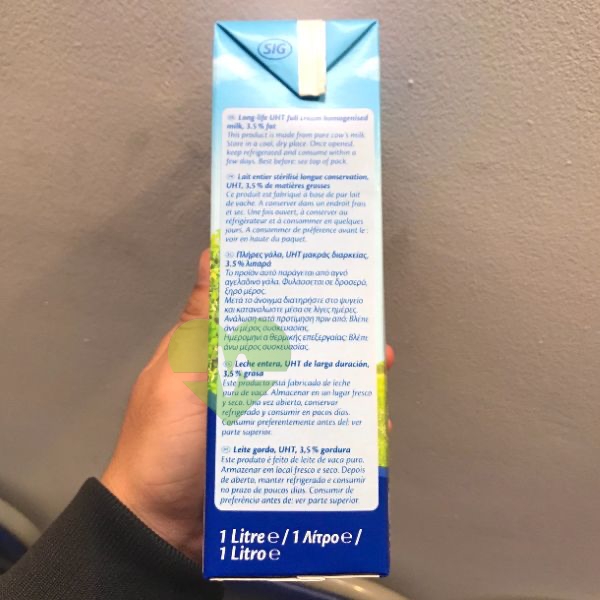 Thông tin sữa tươi Oldenburger nguyên kem 1L 