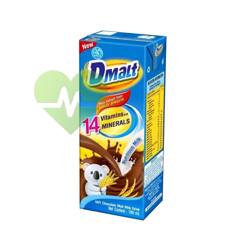 Sữa tươi cacao Dmalt Thái Lan hộp 180ml