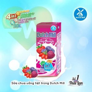 Sữa chua uống Dutch Mill hương dâu hỗn hợp