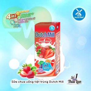 Sữa chua uống Dutch Mill hương dâu tây
