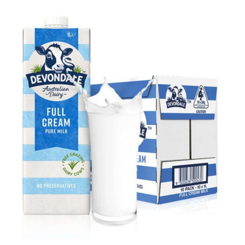sữa tươi devondale 1L nhập khẩu Úc