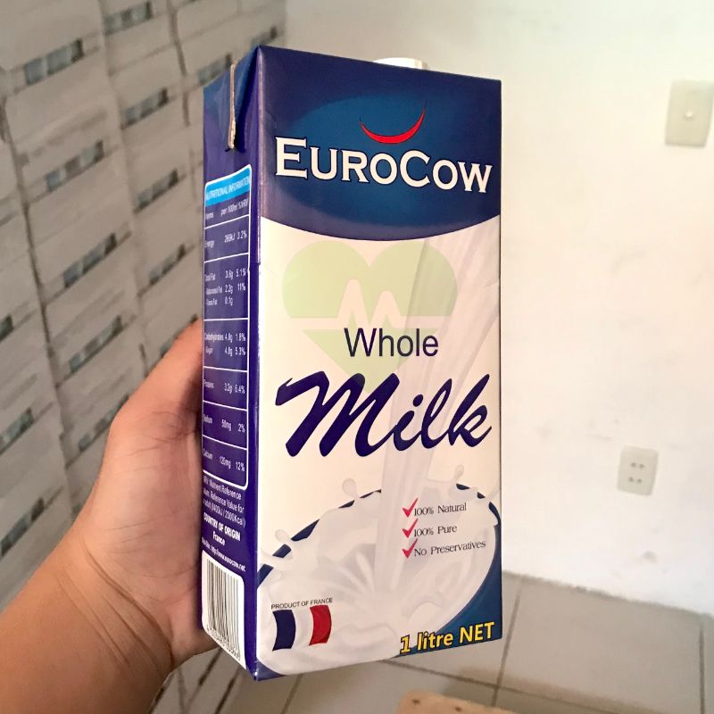 Sữa tươi EuroCow nguyên kem 1L