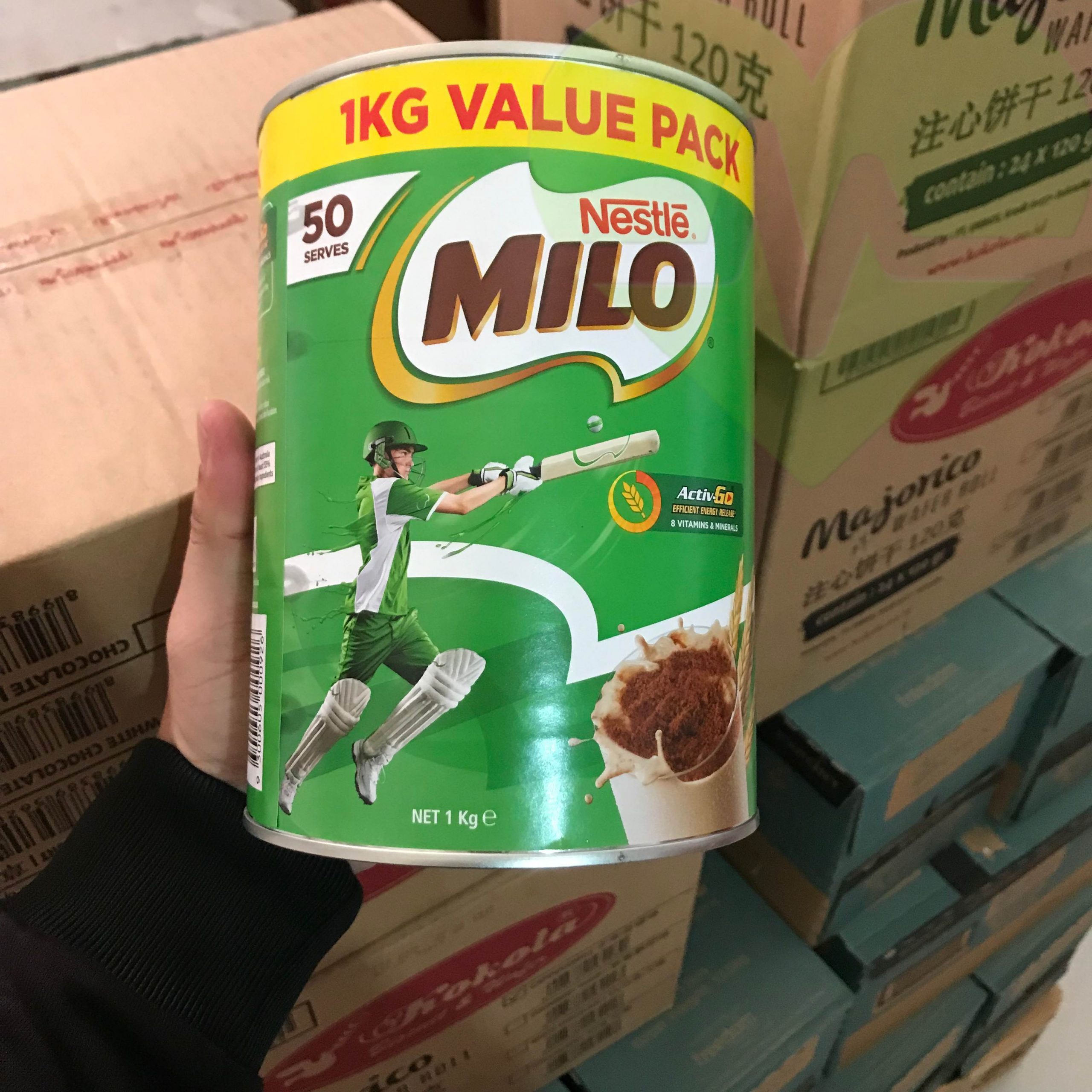sữa milo lon 1kg nhập khẩu Úc