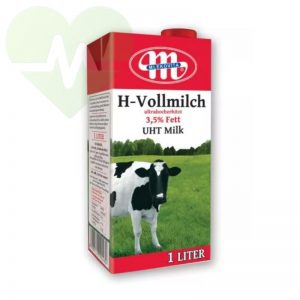 Sữa tươi không đường Ba Lan Mlekovita UHT milk 1L