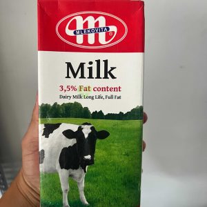 Sữa tươi không đường Ba Lan Mlekovita UHT milk 1L nhập khẩu chính hãng