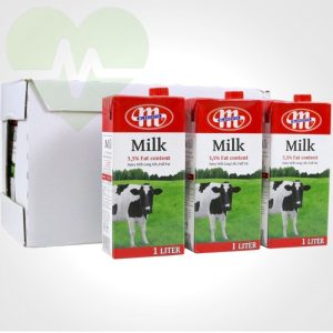 thùng sữa mlekovita uht nhập khẩu ba lan 12 hộp 1L