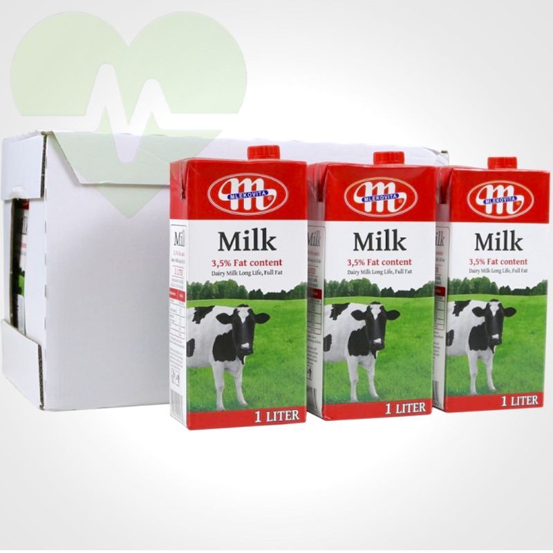 thùng sữa mlekovita uht nhập khẩu ba lan 12 hộp 1L