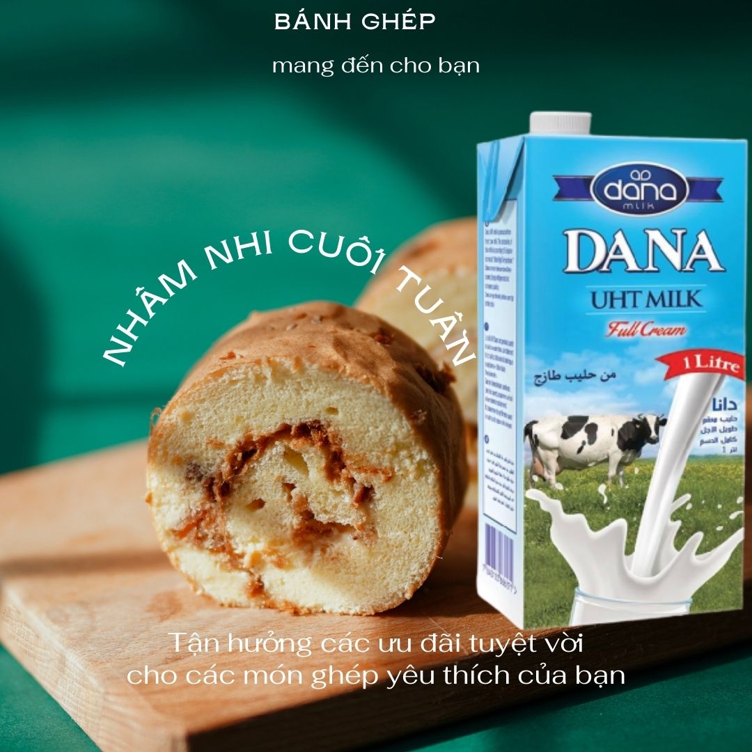 Nguyên liệu làm bánh từ sữa tươi Dana