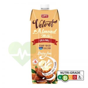 Sữa hạnh nhân nguyên chất UFC Velvet Hộp 1L nhập khẩu Thái Lan