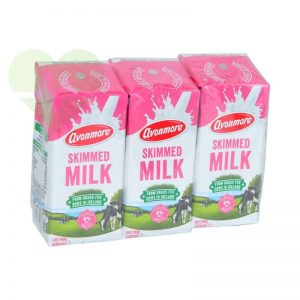 Sữa tươi không béo Avonmore Skim Milk hộp 200ml