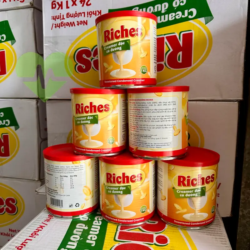 Sữa đặc Riches thùng 24 lon 1kg