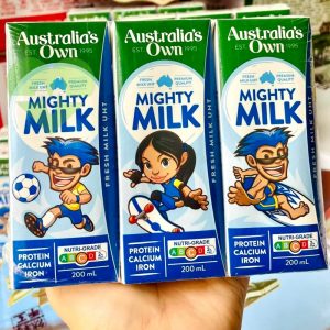 Sữa mighty own ít đường hộp 200ml