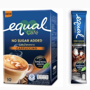 Cà phê hoà tan Equal Capuchino No Sugar hộp 150g gồm 10 gói