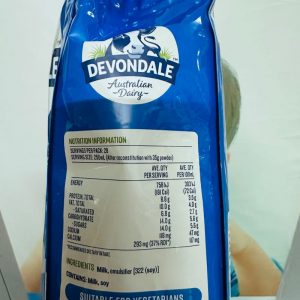 Thành phần dinh dưỡng trong sữa bột devondale powder 1kg