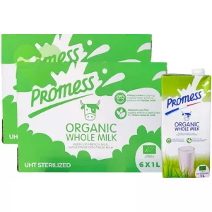 Sữa tươi nguyên kem Promess Organic thùng 6L