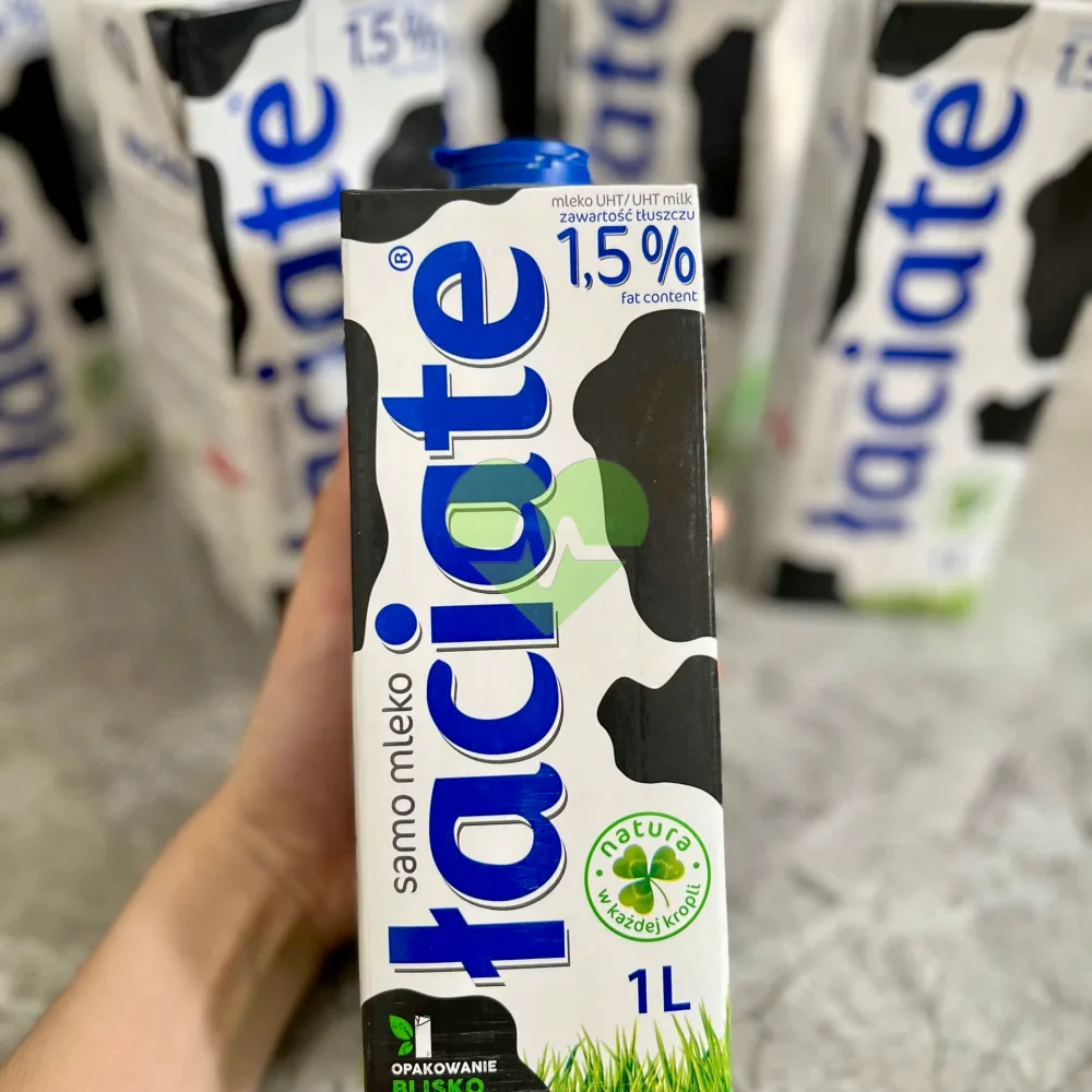 Sữa tươi ít béo Laciate nhập khẩu Ba lan với độ béo 1,5% thích hợp cho người ăn kiêng, giảm cân 
