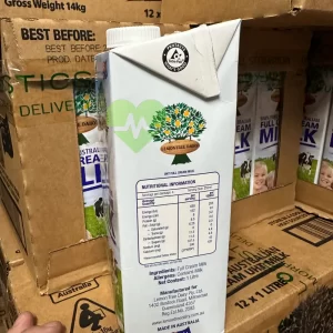 thành phần dinh dưỡng của sữa tươi Lemontree Dairy nhập khẩu Úc