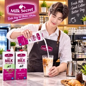 Alternative view of Sữa tươi nguyên kem Milk Secret nhập khẩu Ba Lan